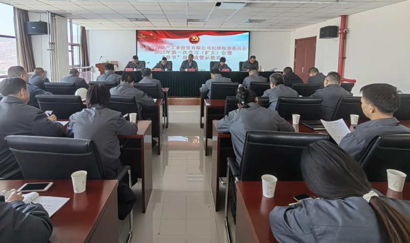 工投公司紀(jì)委召開(kāi)2025年第一次學(xué)習(xí)（擴(kuò)大）會(huì)暨“春節(jié)”前廉政警示教育會(huì)